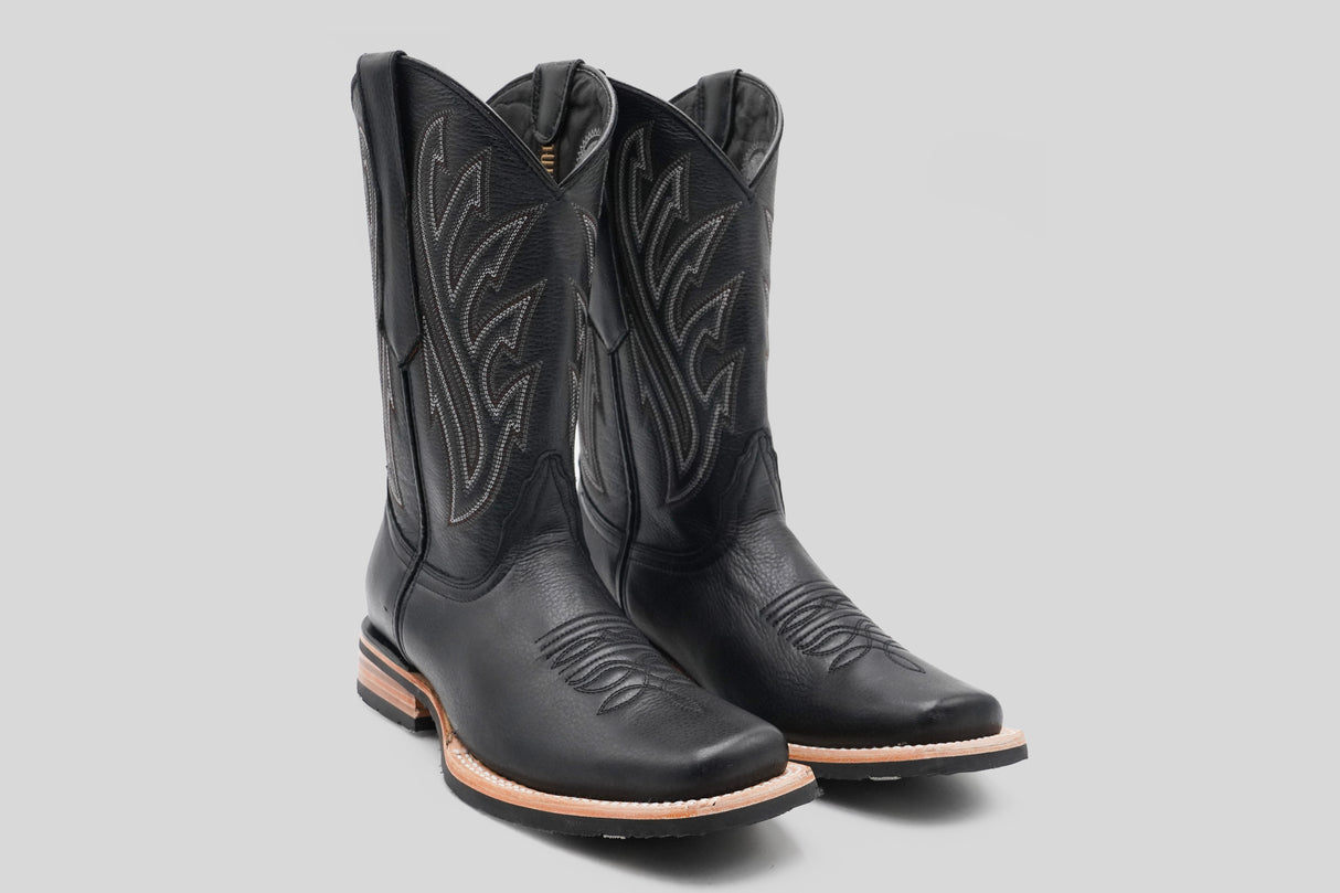 Grisly - Black - Rodeo Toe (E411-26)