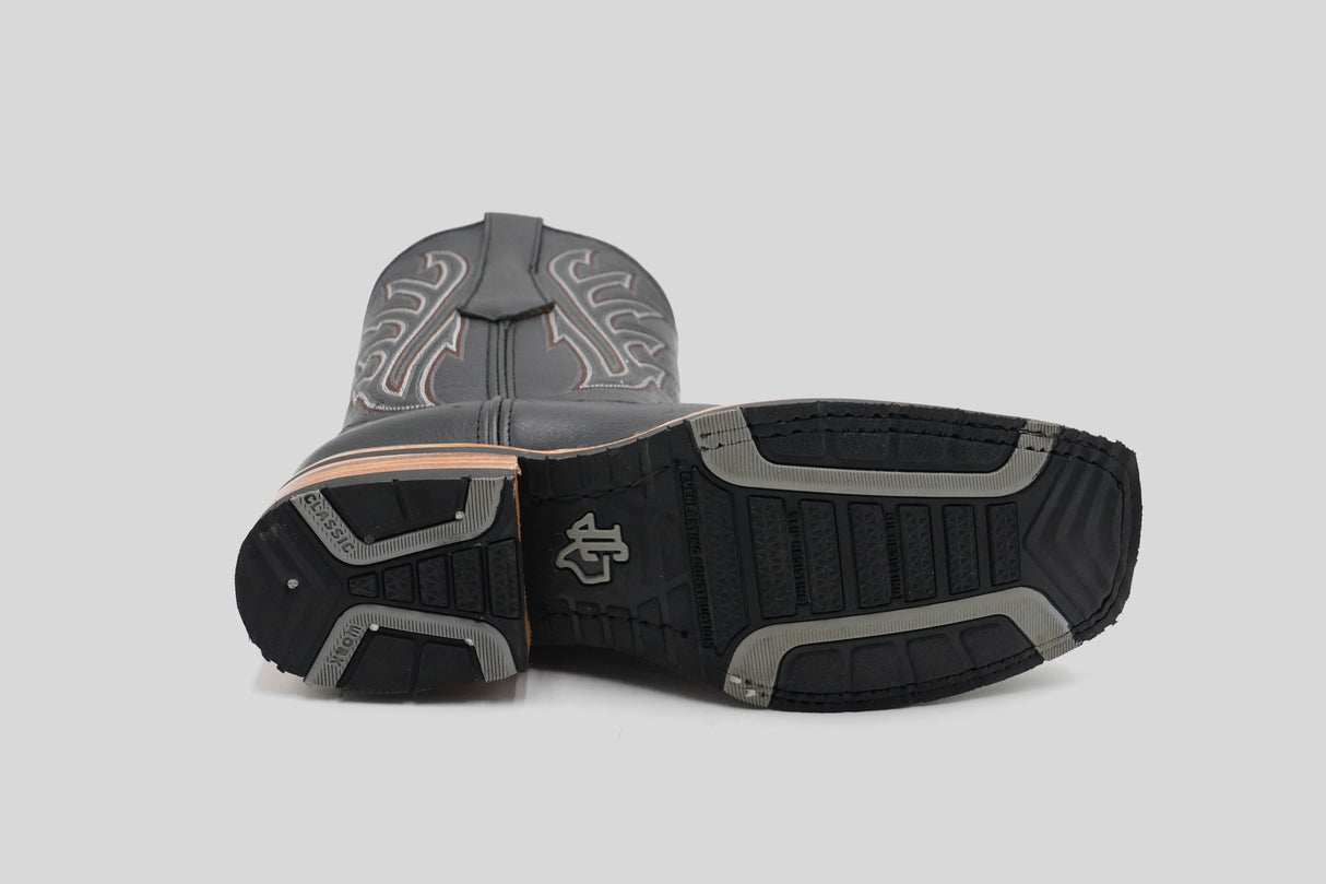 Grisly - Black - Rodeo Toe (E411-26)