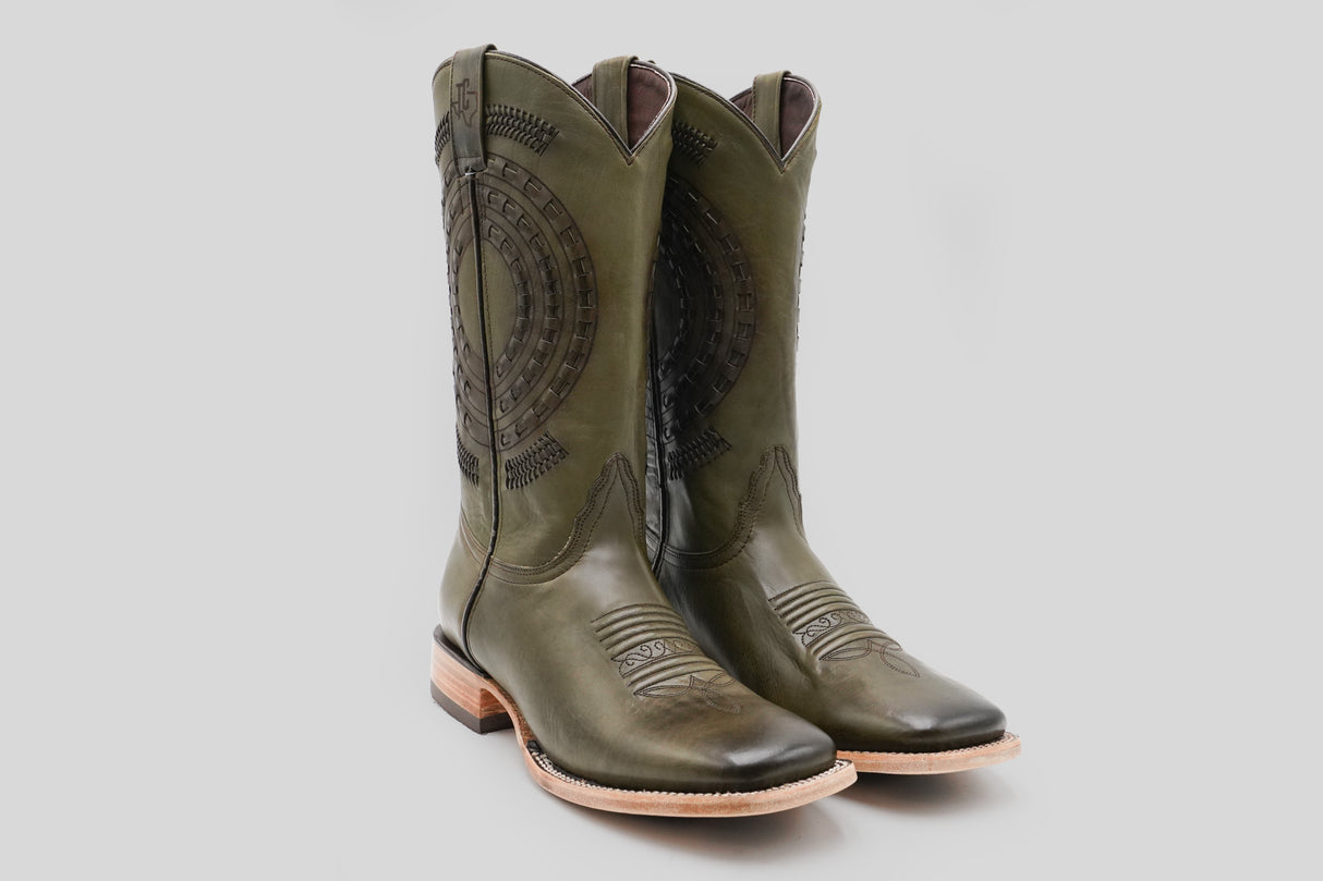 Cleyton Olive - Square Toe (E944)