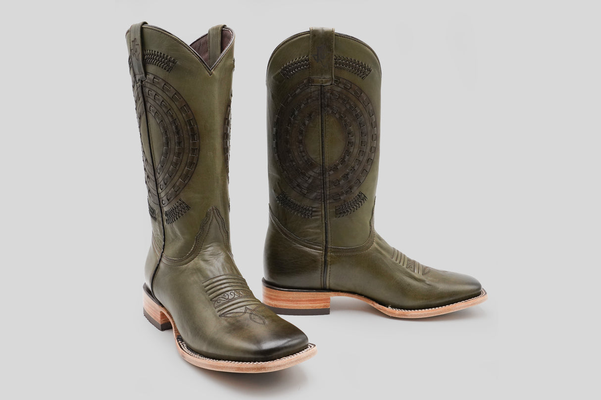 Cleyton Olive - Square Toe (E944)