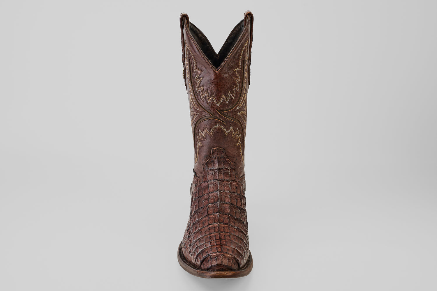 Rhodes HornBack - Brown - Round Toe