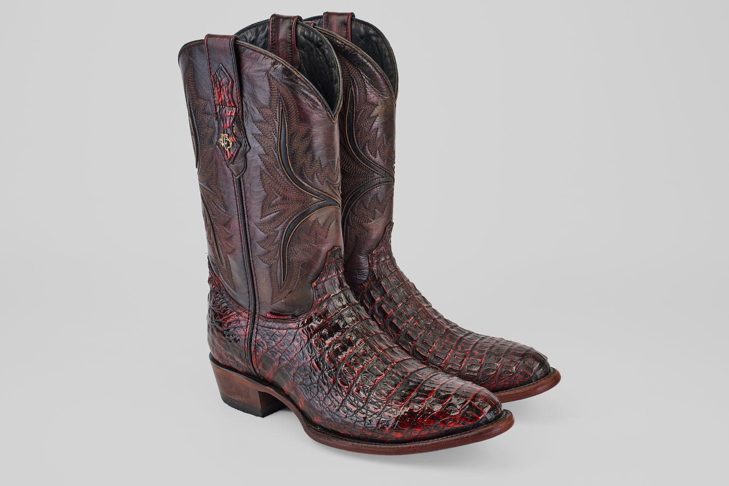 Rhodes HornBack - Black Cherry - Round Toe