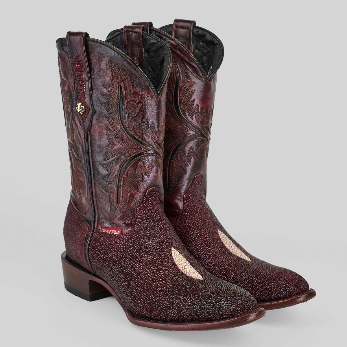 Ranger Wine Stingray Cowboy Boots – Round Toe | Gomez  display picture 2