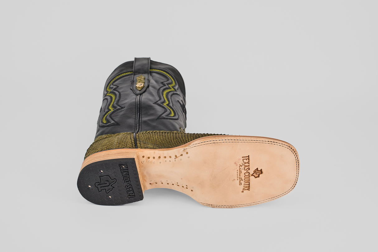 Tanner - Green Jungle - Square Toe