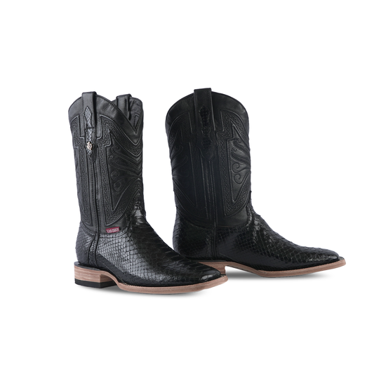 Texas Country Exotic Boot Python Black PN30