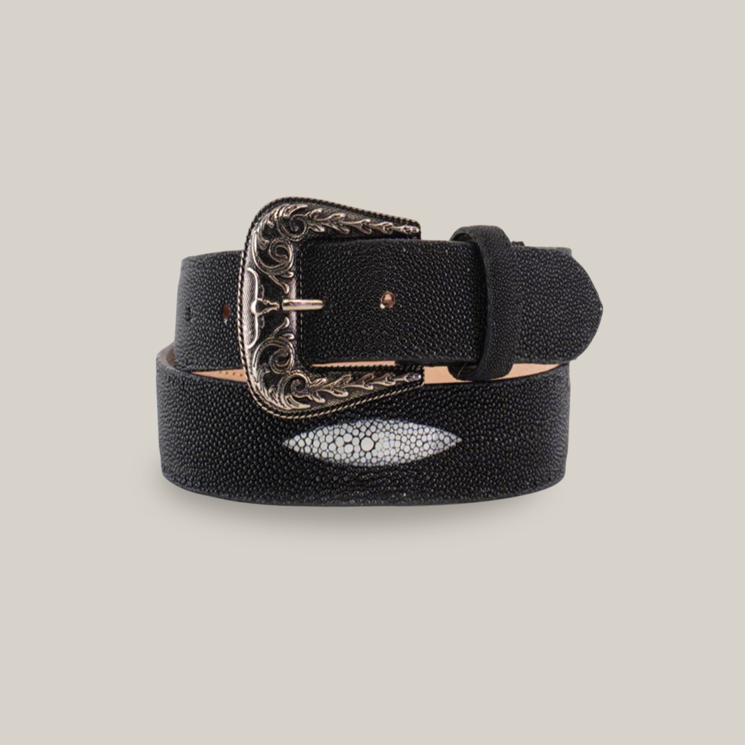 Exotic Full Quilt Stingray -Texas Buckle - Black Belt | Texas Country | Apparel & Accessories > Clothing Accessories > Belts Exotic Full Quilt Stingray -Texas Buckle - Black Belt | Texas Country | Apparel & Accessories > Clothing Accessories > Belts