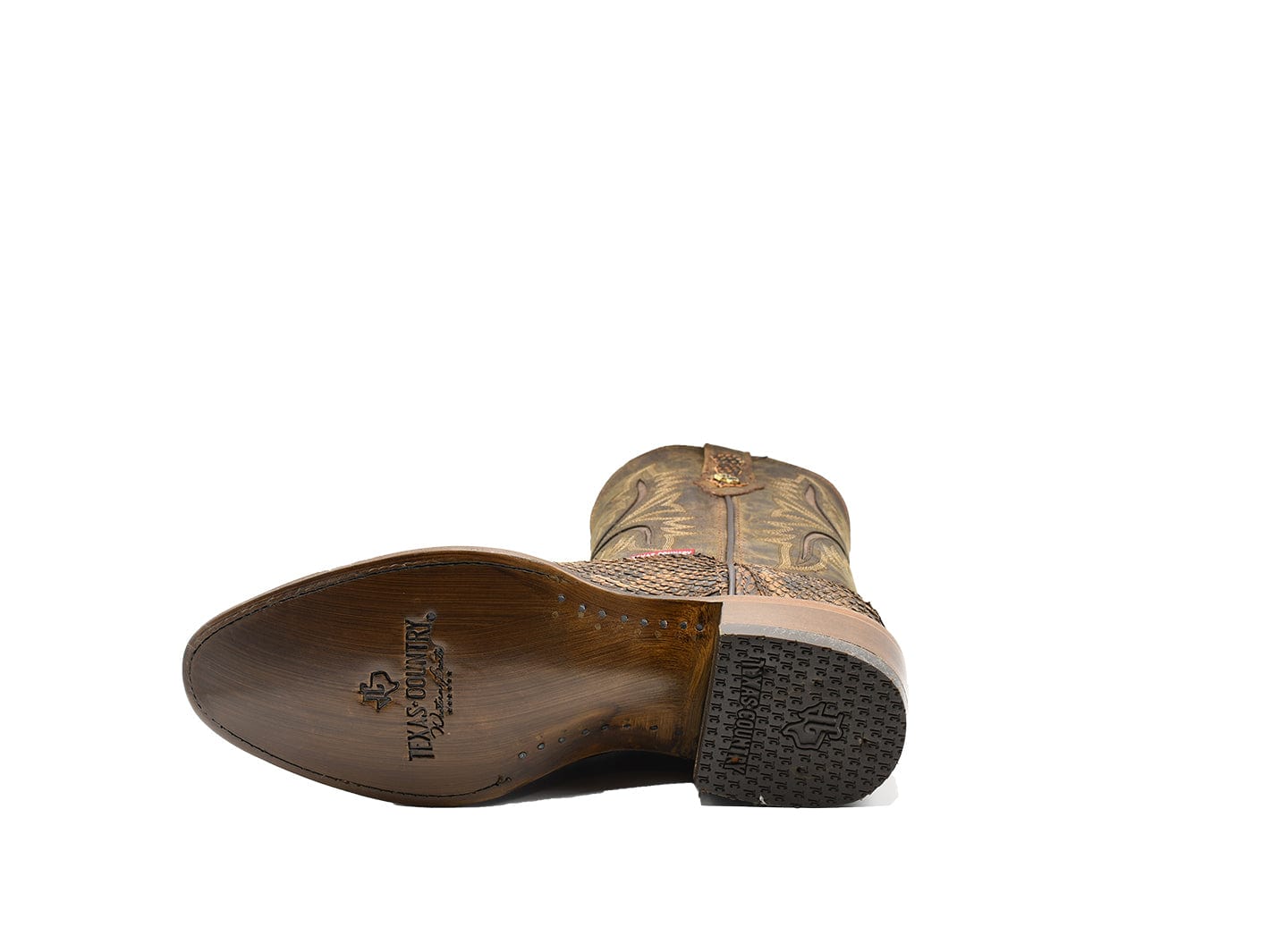 Texas Country Exotic Boot Python Petroleo Nobuck PN240