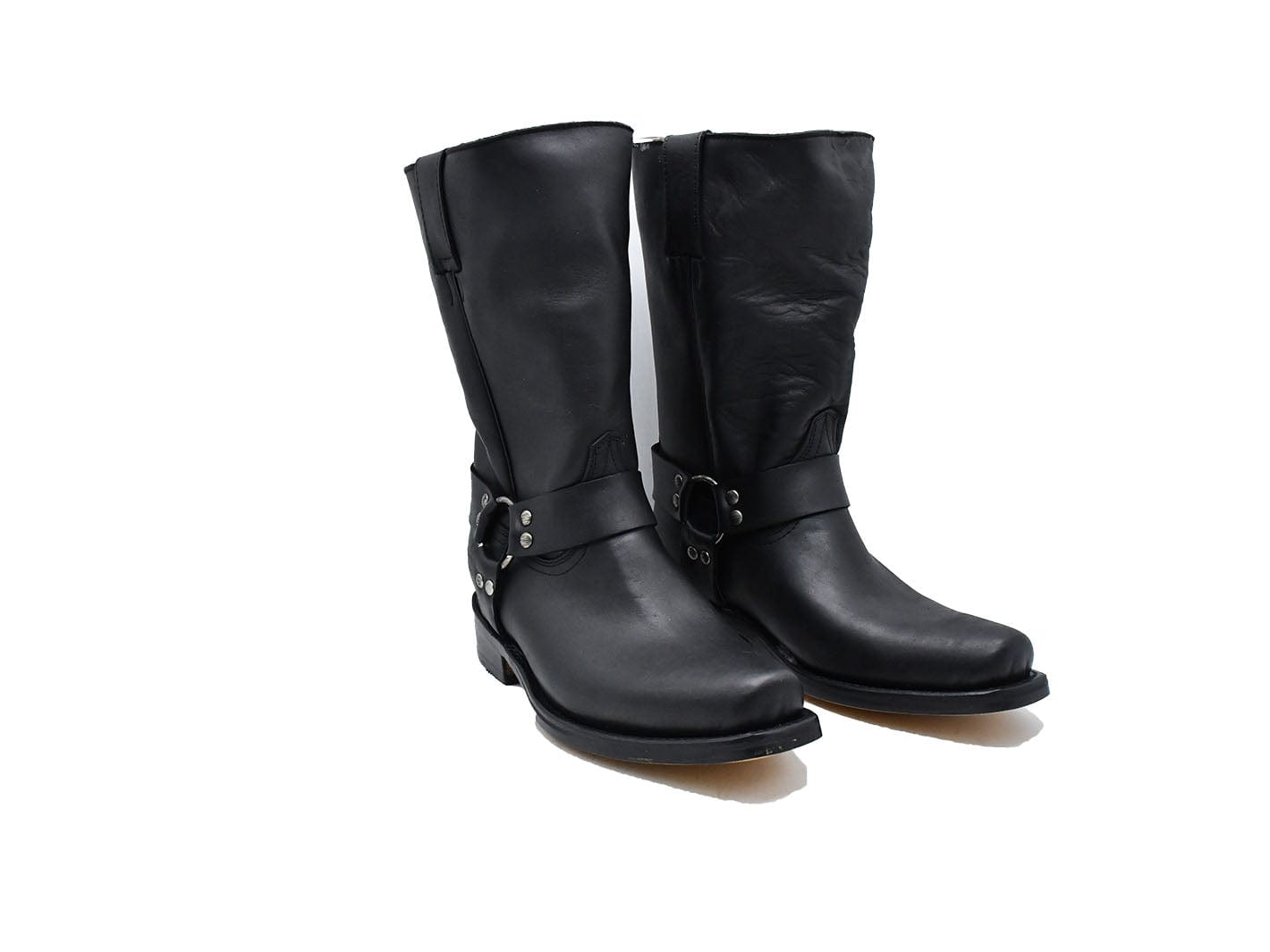 Texas Country Western Boot Grasso Black T25