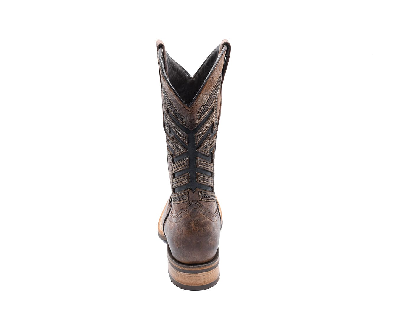 Texas Country Western Boot Roca Talco Cognac Square Toe E668