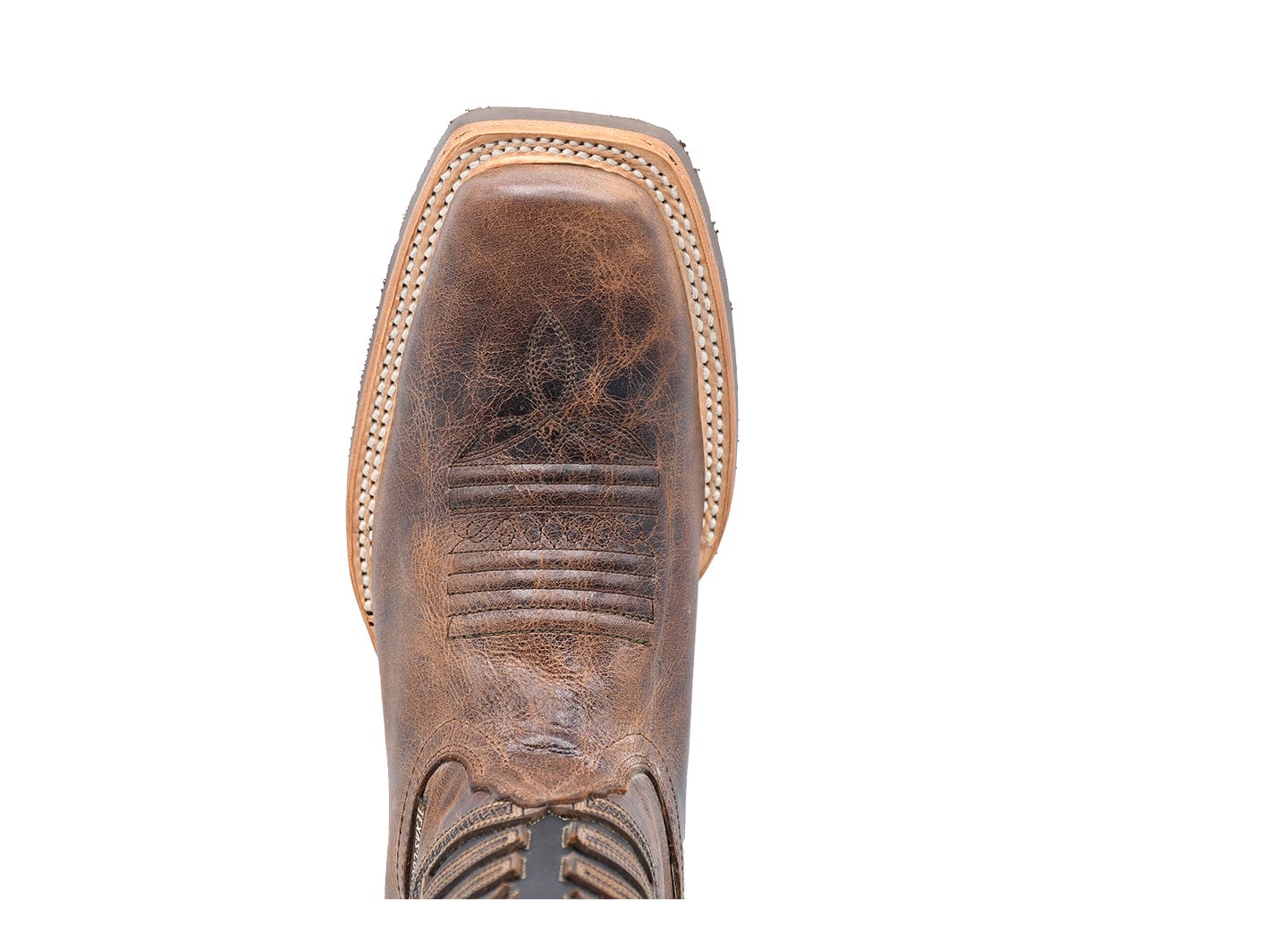 Texas Country Western Boot Roca Talco Cognac Square Toe E668