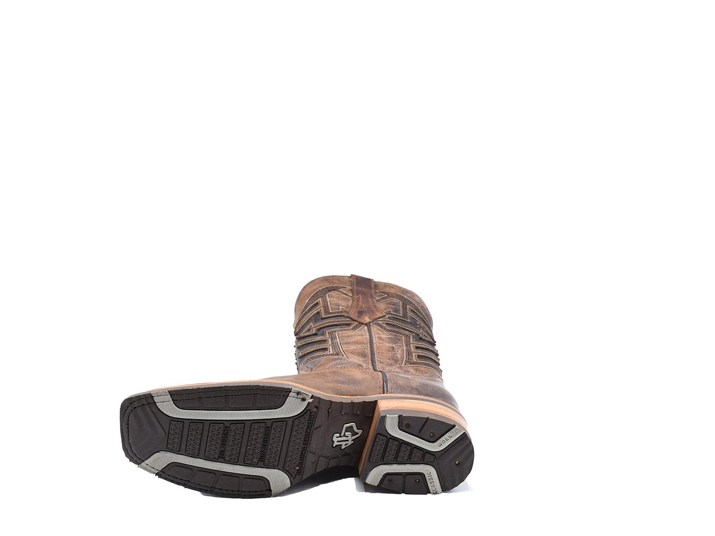 Texas Country Western Boot Roca Talco Cognac Square Toe E668