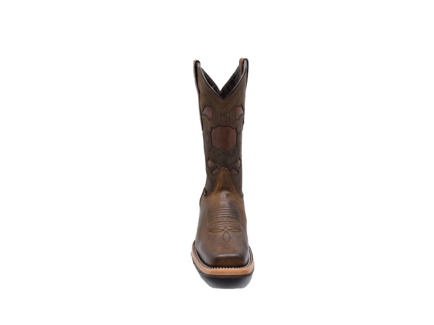Texas Country Western Boot Savat Choco Rodeo Toe E692