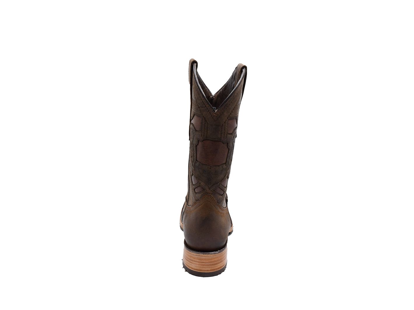Texas Country Western Boot Savat Choco Rodeo Toe E692