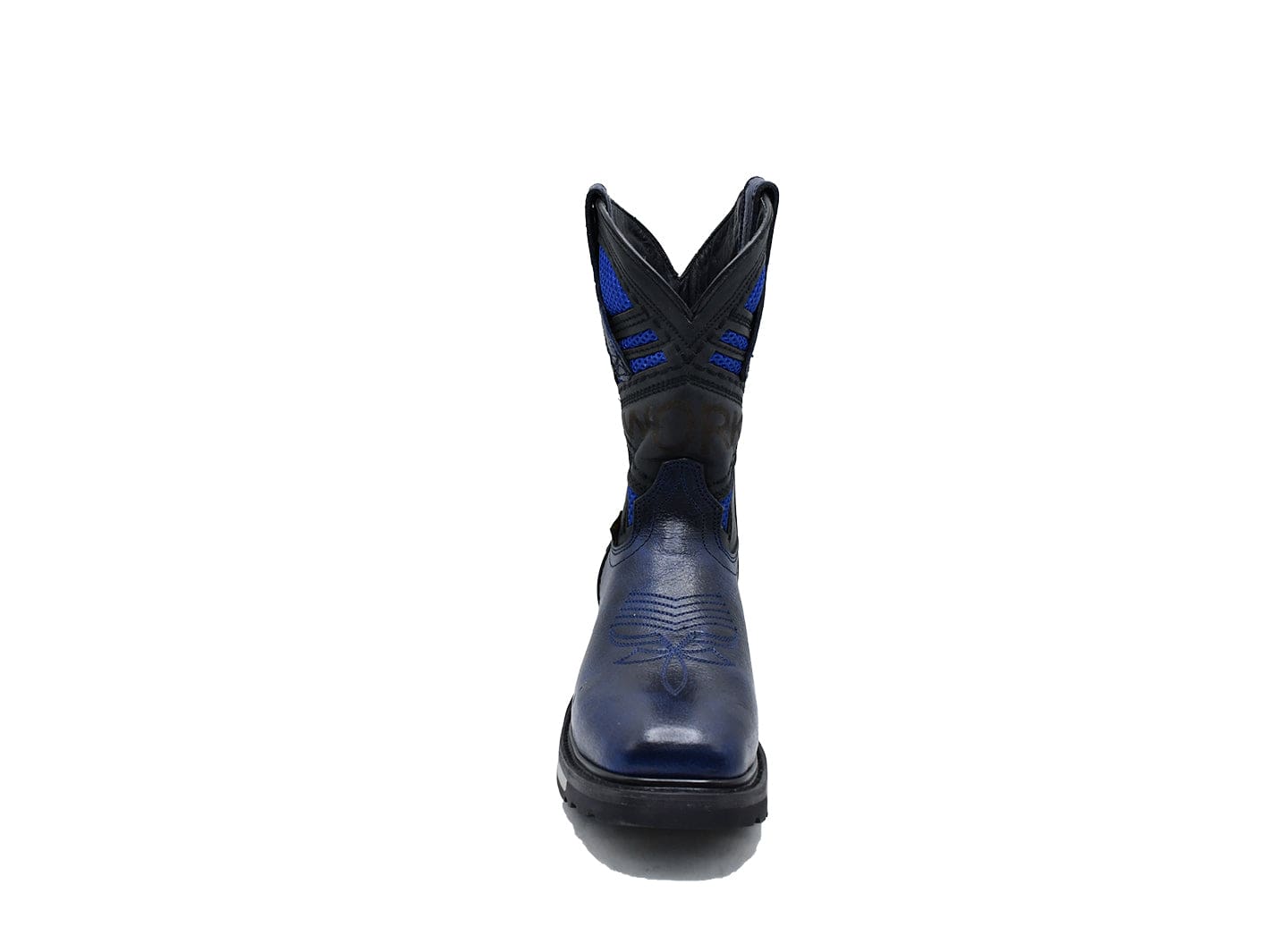 Texas Country Work Boot Bawyno Blue E05