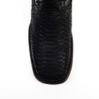 MOD - TX PLATINO Python Negro H-501 - Gomez Western Wear