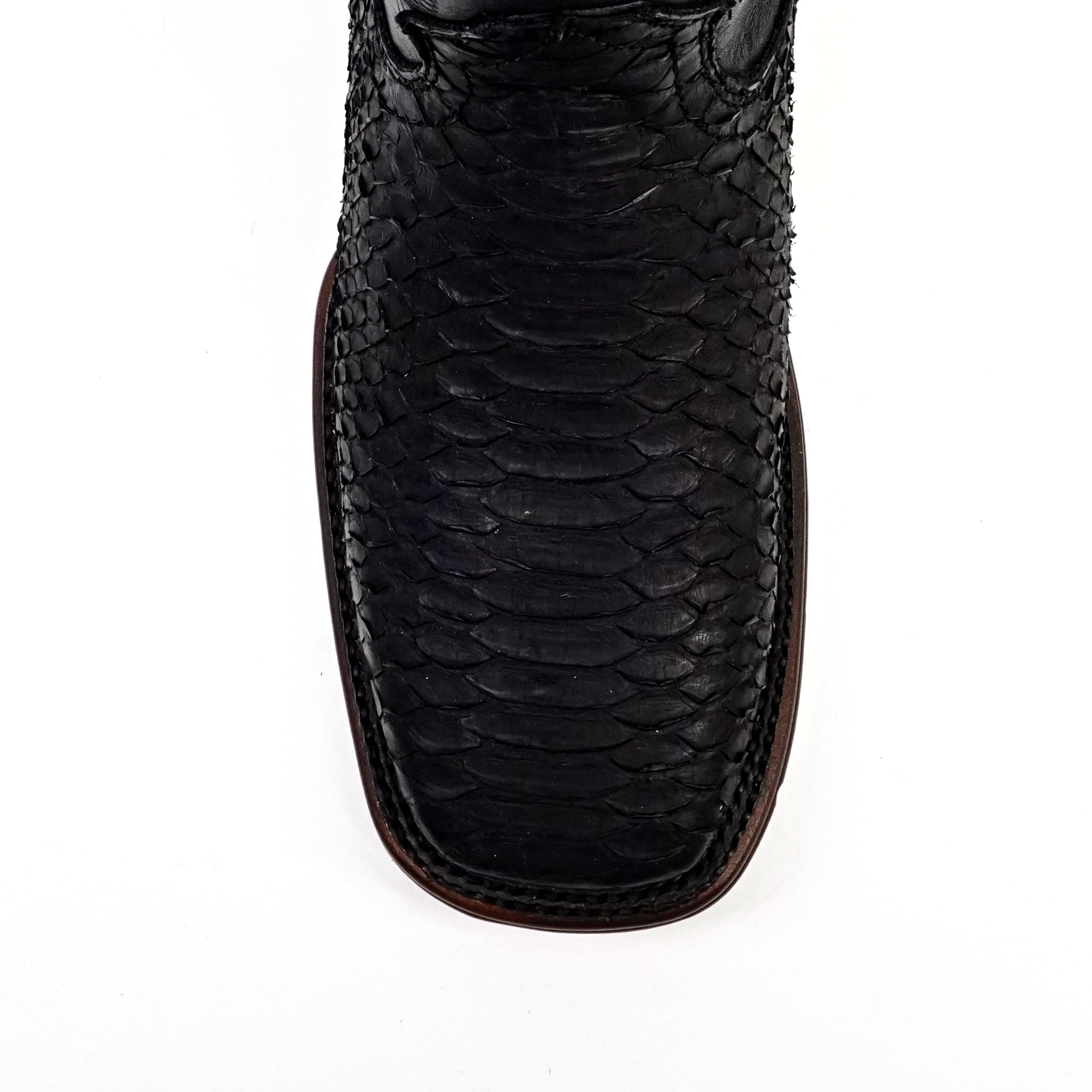 MOD - TX PLATINO Python Negro H-501 - Gomez Western Wear