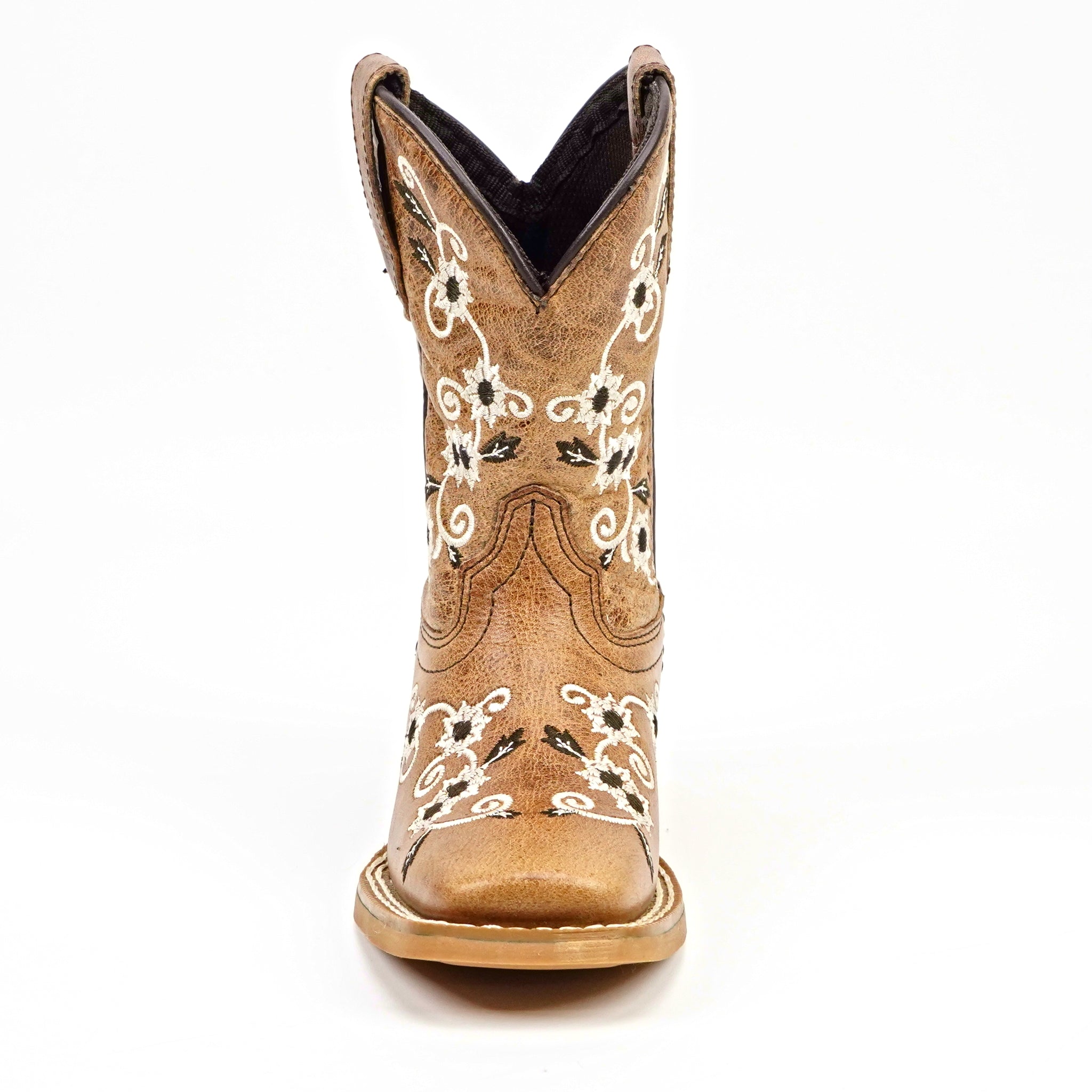 Kids Cowboy Boots - Brown - Square Toe (TCK018)