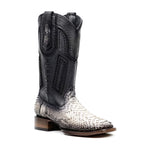 Botas Tanner Platinum Python - Natural - Punta Cuadrada