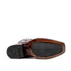 Botas Tanner Python – Rubí – Punta Cuadrada Estrecha (PN30)