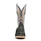 Braxton Python Boots - Oxford Gray - Square Toe - Gomez Western Wear