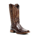 Botas de Cocodrilo James Belly - Marrón - Punta Cuadrada (LG10)