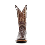 Botas de Cocodrilo James Belly - Marrón - Punta Cuadrada (LG10)