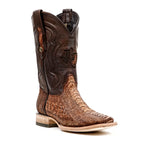 Austin Ostrich Leg Boots - Shedron - Square Toe (PA501) - Gomez Western Wear