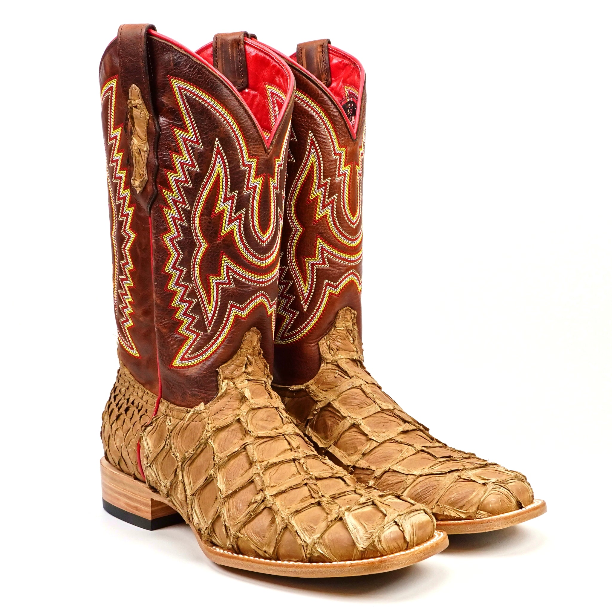 Butch Pirarucu Fish Boots - Orix - Square Toe – Gomez Western Wear