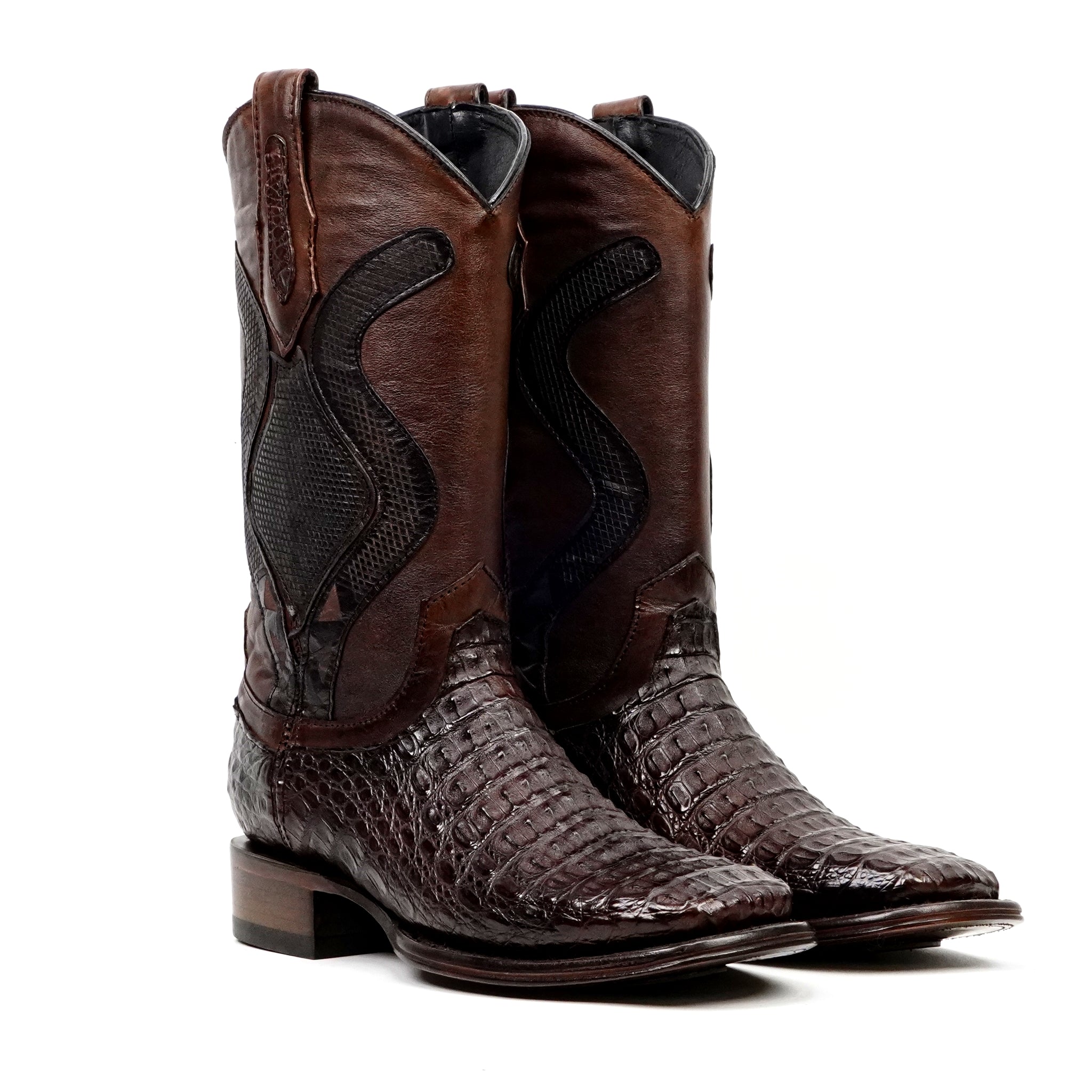 Caiman Lomo Café Diamante Rodeo H-501 - Gomez Western Wear