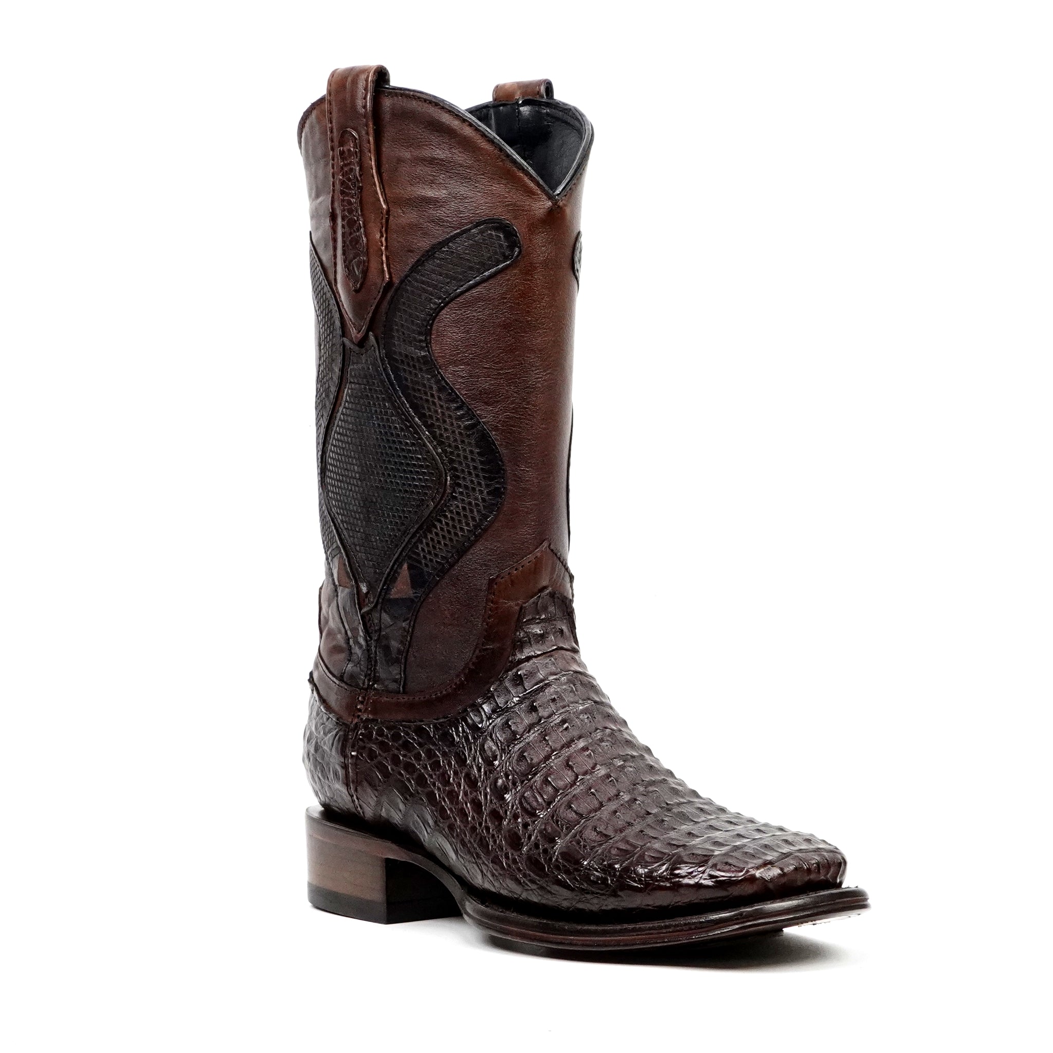 Caiman Lomo Café Diamante Rodeo H-501 - Gomez Western Wear