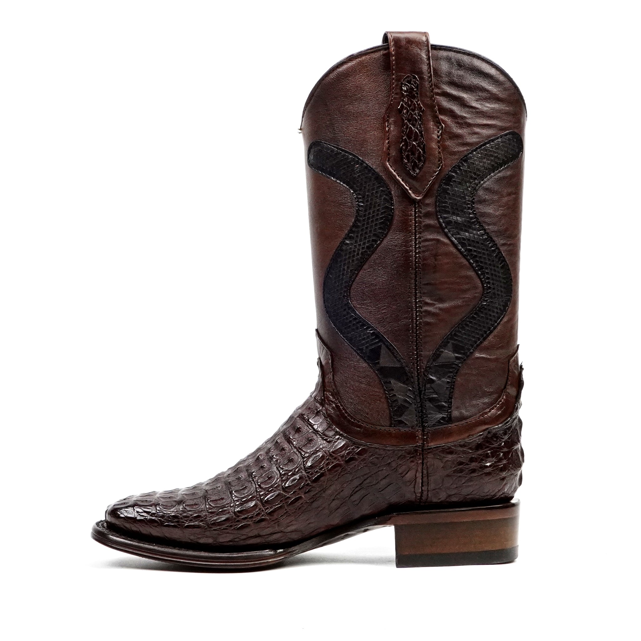 Caiman Lomo Café Diamante Rodeo H-501 - Gomez Western Wear