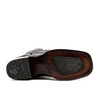 Caiman Lomo Café Diamante Rodeo H-501 - Gomez Western Wear