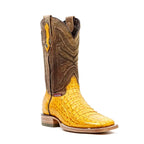 Rhodes Caiman Hornback Boots - Buttercup - Square Toe (LM10)