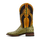 Ranger Caiman Hornback Boots - Agave - Square Toe - Gomez Western Wear