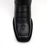Grisly Black - Short Shaft - Square Toe (E862)