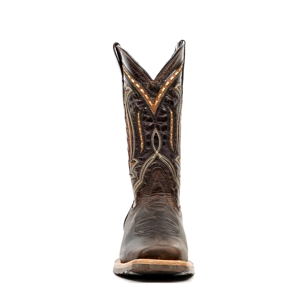 Botas Vaqueras Azkar Tan - Antideslizantes - Punta Rodeo (E28)