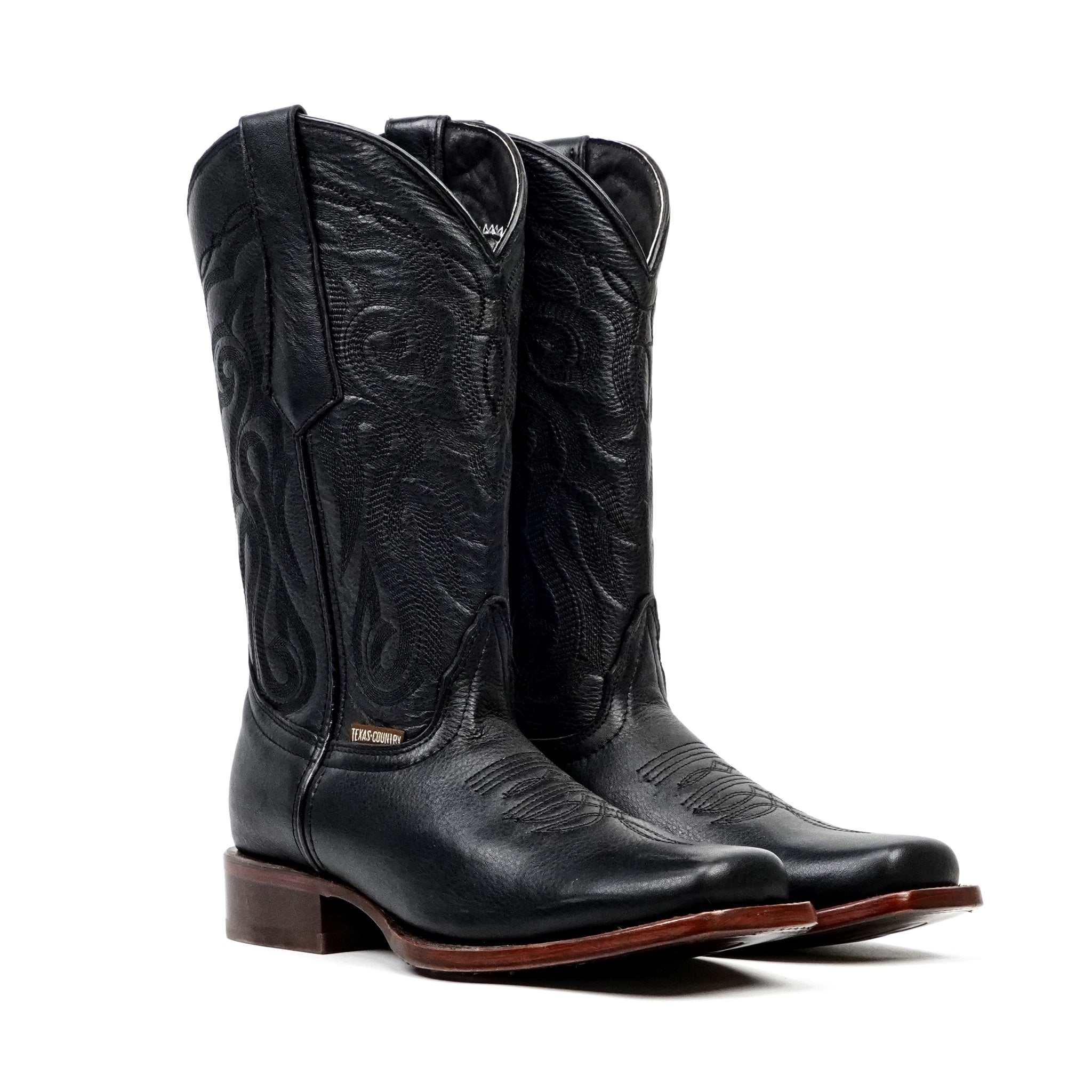 Grisly Cowboy Boots - Black