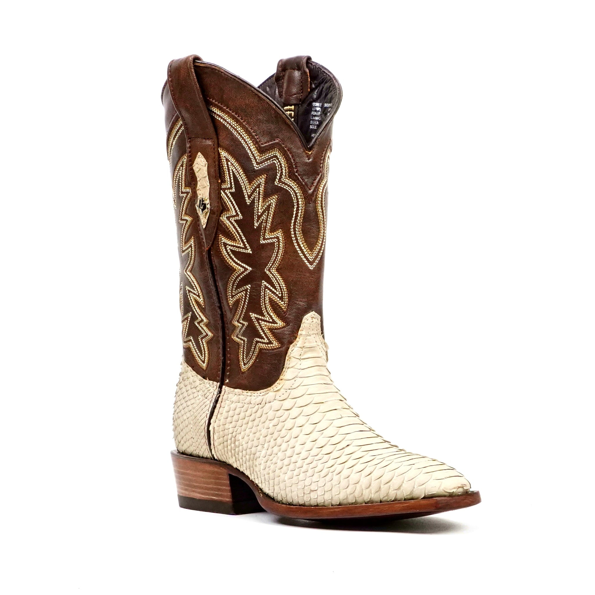 Tanner Python Boots - Cappuccino - Cutter Toe (PN26) – Gomez