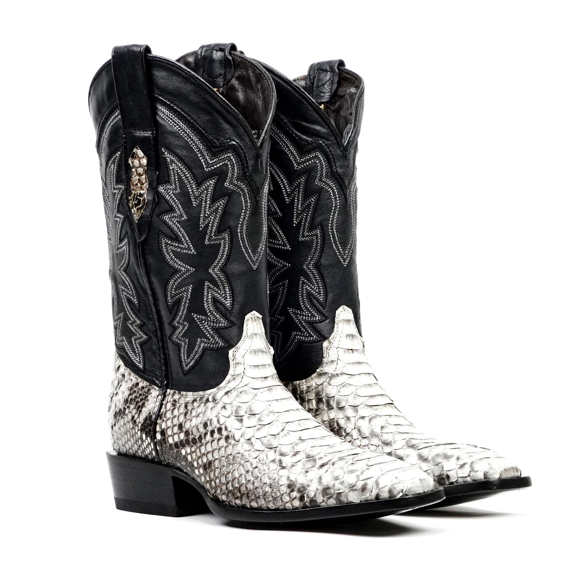 Tanner Python Boots - Natural - Cutter Toe (PN26)