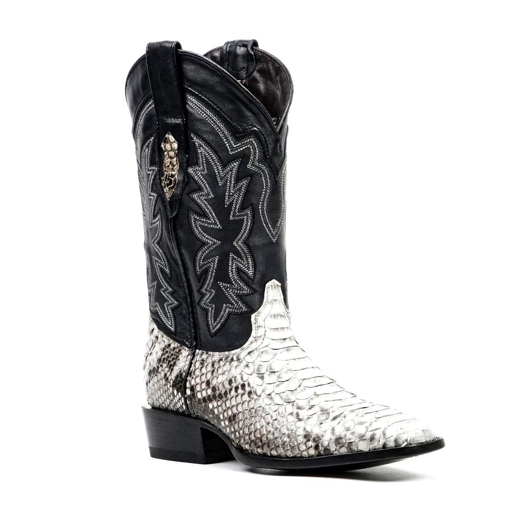 Tanner Python Boots - Natural - Cutter Toe (PN26)