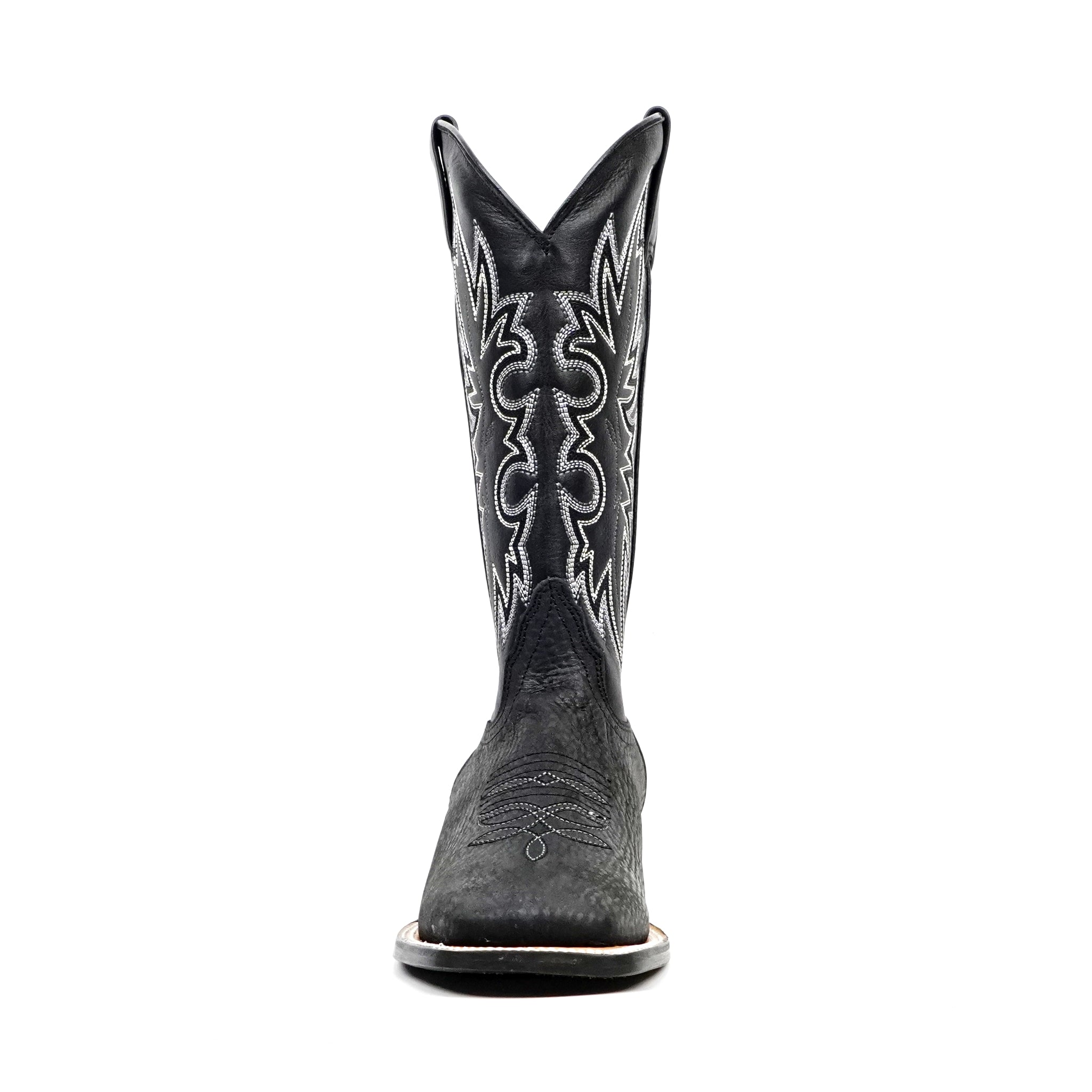 Botas vaqueras Cheyenne negras - Punta cuadrada (E29)