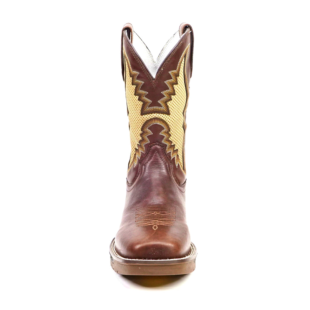 Texas Country - Thunder Chestnut Work Boots - Soft Toe (TC006)