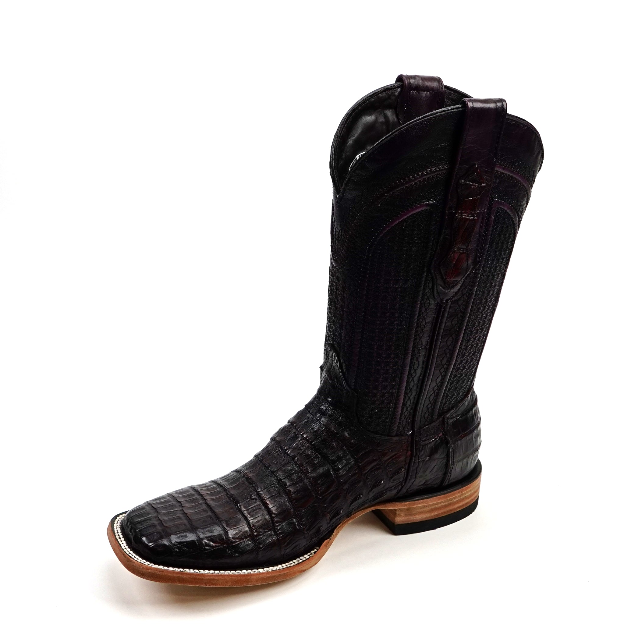 Rhodes Belly - Blackcherry - Square Toe (LM10) – Gomez Western Wear