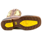 Texas Country - Thunder Chestnut Work Boots - Soft Toe (TC006)