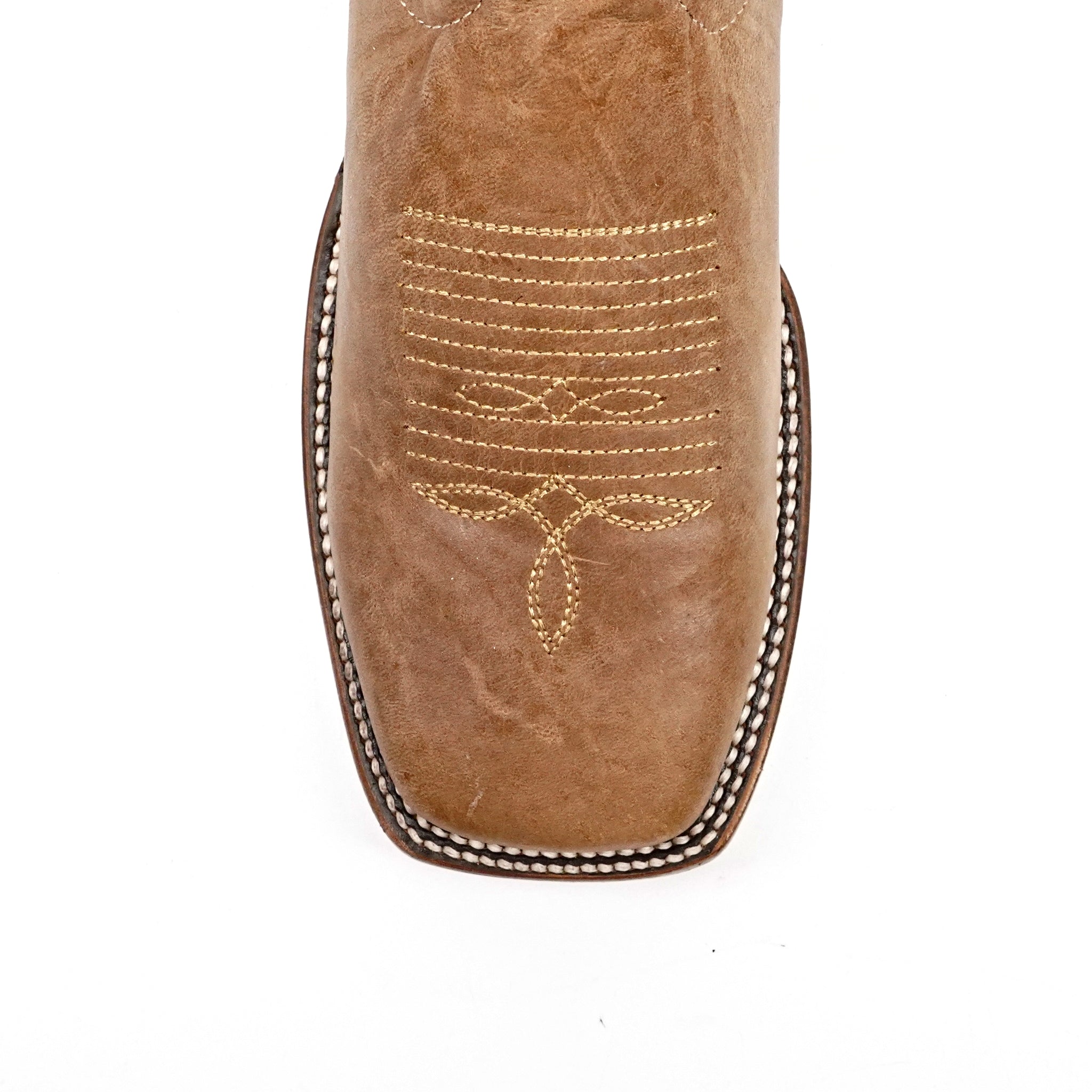 Botas Vaqueras Sierra Fawn - Punta Cuadrada (E917)