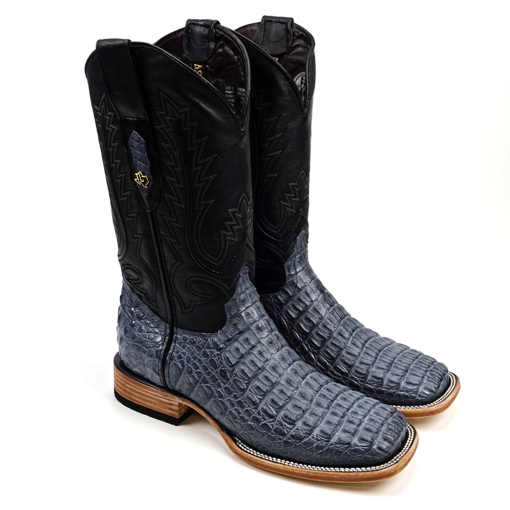 Rhodes HornBack y Belly - Azul Denim - Punta Cuadrada (LM10)