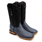 Rhodes HornBack y Belly - Azul Denim - Punta Cuadrada (LM10)