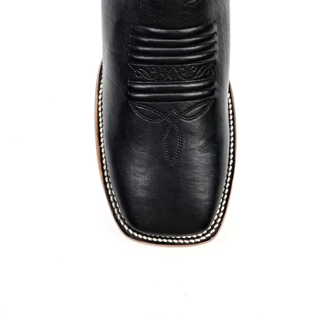 Botas vaqueras Cleyton negras - Punta cuadrada (E944)