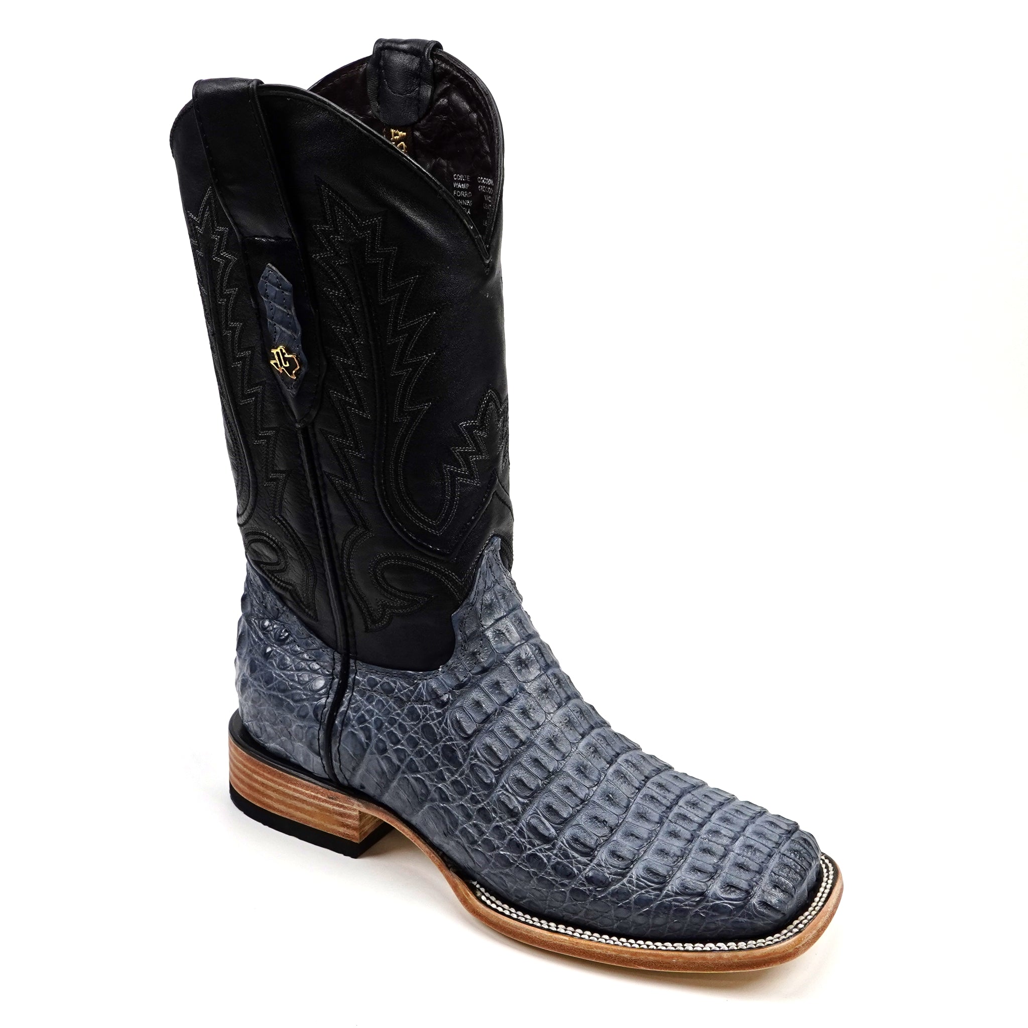 Rhodes HornBack y Belly - Azul Denim - Punta Cuadrada (LM10)
