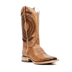 Clayton Tobacco Cowboy Boots - Square Toe (E944)